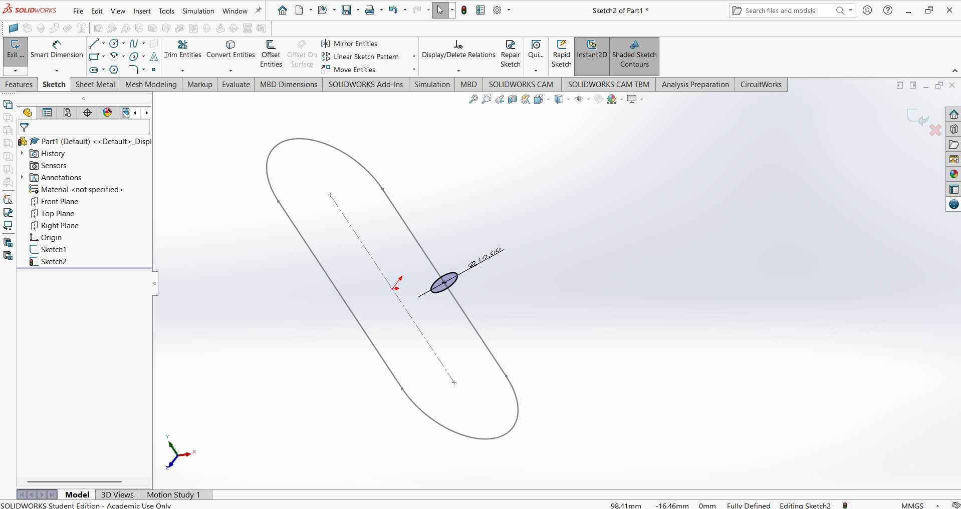 10mm profile